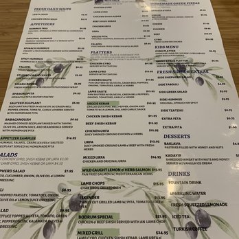 Bodrum Mediterranean Kitchen - Menu - Salad Near Me - Jacksonville, Florida