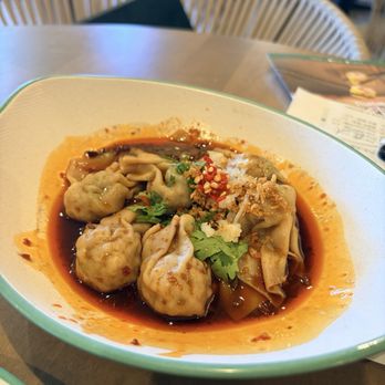 Tim Ho Wan - 26. Pork & Shrimp Dumplings in Hot & Spicy Sauce - Dim Sum Near Me - Irvine, California Tim Ho Wan - 26. Pork & Shrimp Dumplings in Hot & Spicy Sauce - Dim Sum Near Me - Irvine, California