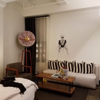 Refinery Hotel - double queen with large sofa - Hotels Near Me - New York, New York