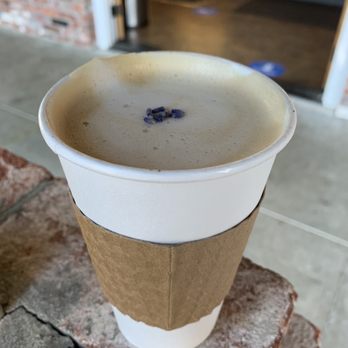 Brewja Coffee - Lavender latte - Coffee & Tea Near Me - San Lorenzo, California