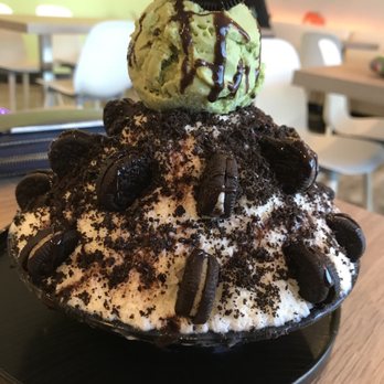 Royal Tea - Oreo snow ice w matcha ice cream - Coffee & Tea Near Me - Arlington, Texas Royal Tea - Oreo snow ice w matcha ice cream - Coffee & Tea Near Me - Arlington, Texas