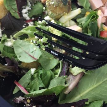 Schlotzsky's - A bug in my turkey avocado cobb salad. - Delis Near Me - Fort Worth, Texas Schlotzsky's - A bug in my turkey avocado cobb salad. - Delis Near Me - Fort Worth, Texas