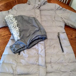 Coat returned a different color (hood is original color) and stains not removed. HORRIBLE customer service and haven't resolved problem. Coat returned a different color (hood is original color) and stains not removed. HORRIBLE customer service and haven't resolved problem.