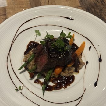 The Winery Restaurant & Wine Bar - Bison w the incredible farro I was saying lol - extremely well balanced dish. 10/10 - Wine Bars Near Me - Tustin, California
