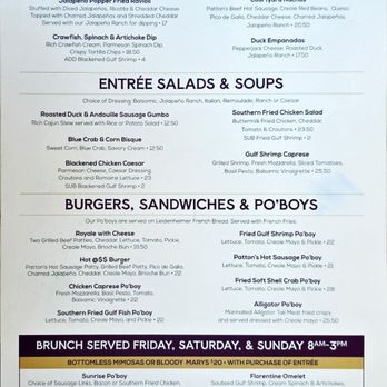 Rex House Kitchen & Courtyard - Menu April 2025 - Cajun/Creole Near Me - New Orleans, Louisiana