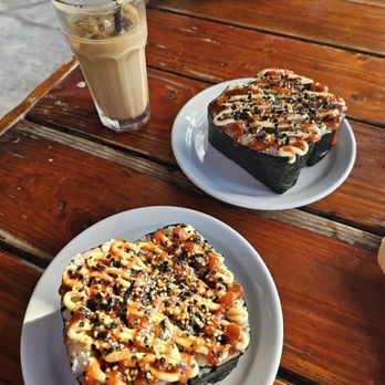 HiCO - Spam and spicy crab musubi - Coffee & Tea Near Me - Kailua-Kona, Hawaii HiCO - Spam and spicy crab musubi - Coffee & Tea Near Me - Kailua-Kona, Hawaii