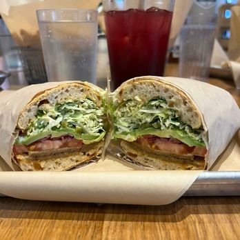 Chef Tanya's Kitchen - Agua fresca berries with lavender and sandwich. - Vegan Near Me - Palm Desert, California Chef Tanya's Kitchen - Agua fresca berries with lavender and sandwich. - Vegan Near Me - Palm Desert, California
