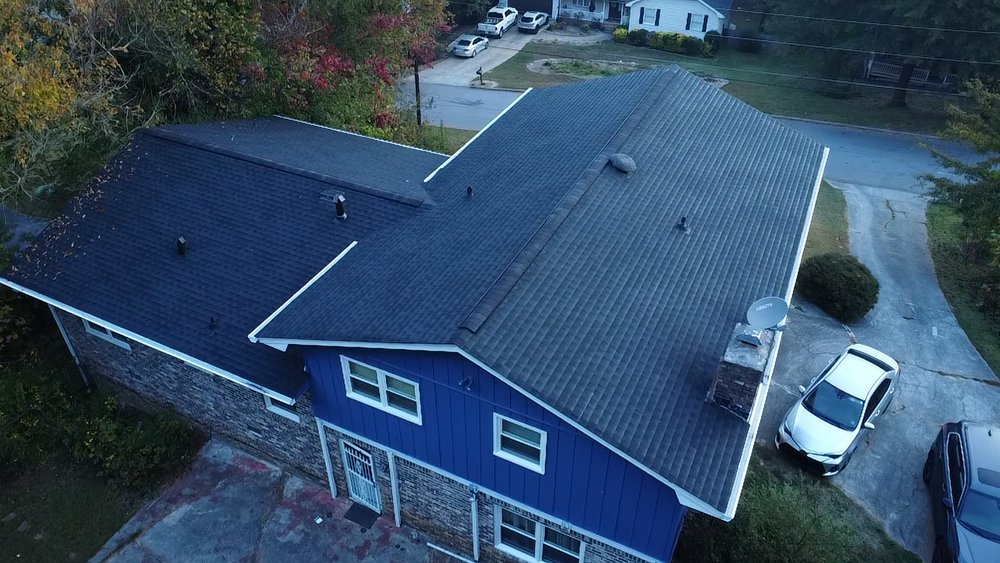 Slide of Blue Wing Roofing