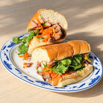 Pho Lang Thang - Grilled Pork Bánh Mì with Extra Pork - Vietnamese Near Me - Cincinnati, Ohio Pho Lang Thang - Grilled Pork Bánh Mì with Extra Pork - Vietnamese Near Me - Cincinnati, Ohio