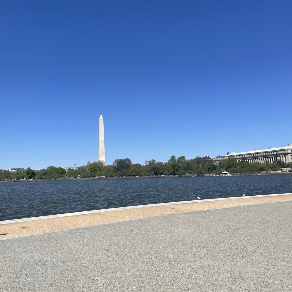 Jefferson Memorial - Across the River is the Washington Memorial. - Landmarks & Historical Buildings Near Me - Washington, DC, District of Columbia Jefferson Memorial - Across the River is the Washington Memorial. - Landmarks & Historical Buildings Near Me - Washington, DC, District of Columbia