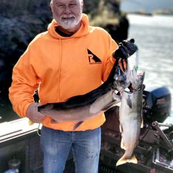 Chrome Rangers Northwest - My first salmon.