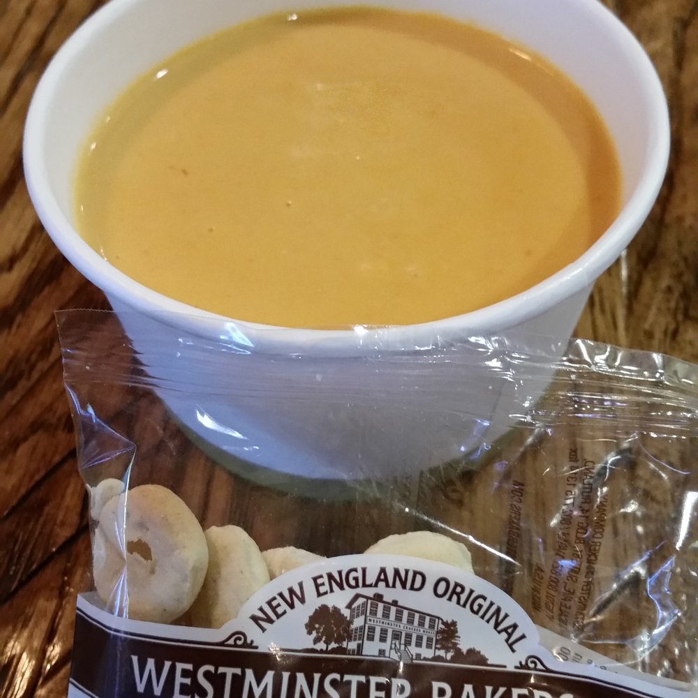 Lobster West - Cup size - lobster bisque $6.50...delicious & highly recommend - Seafood Near Me - Encinitas, California Lobster West - Cup size - lobster bisque $6.50...delicious & highly recommend - Seafood Near Me - Encinitas, California