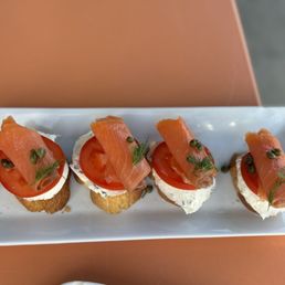 Smoked Salmon & Capers Crostini