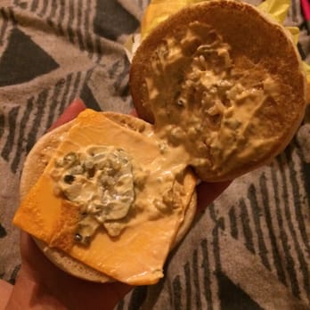 McDonald's - They didn't give me the side of sauce, or put sauce on my hot and spicy. They also did NOT put a beef patty on my cheeseburger. - Fast Food Near Me - Surprise, Arizona