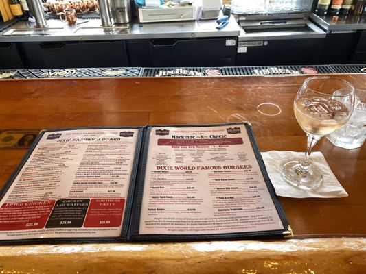 Menu photo 5 Dixie Saloon Mackinaw City, MI
