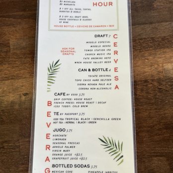 Otro Cafe - Drinks - Mexican Near Me - Phoenix, Arizona