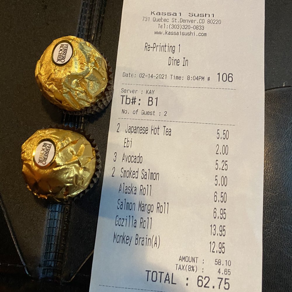 Kassai Sushi - Our total - Sushi Bars Near Me - Denver, Colorado