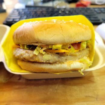 Jerry's Market - Turkey burger, no onions,  American cheese. Heaven on a bun - Delis Near Me - Culver City, California