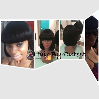 Short Hair Custom Wig Cap No Hair Left Out Using 27 Pieces
