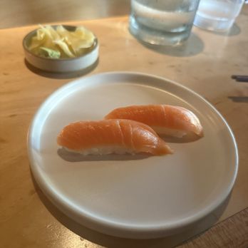 Neighborhood Sushi - Fatty salmon nigiri - Japanese Near Me - Austin, Texas