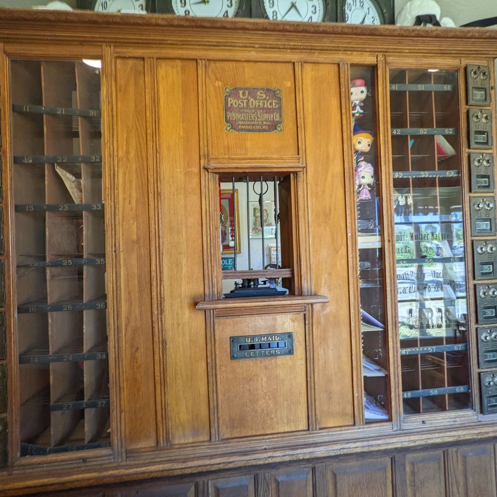Legendary Letters - a wooden cabinet with a clock on top - Cards & Stationery Near Me - Fairfield, California