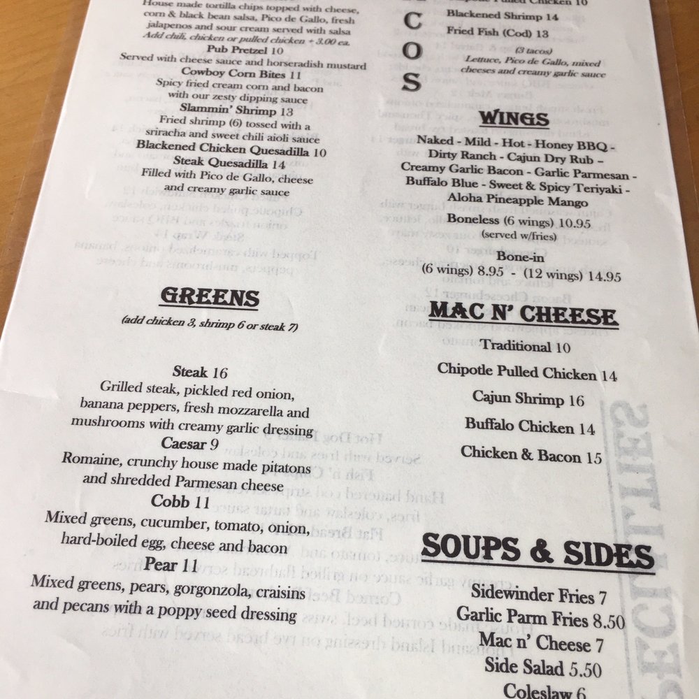 Tap & Barrel - menu - American Near Me - Wolcott, Connecticut