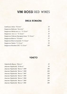 Menu photo 2 Buca San Petronio Bologna, BO