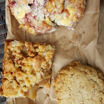 The Other Paw - White raspberry scone, apple square, and pecan oatmeal cookie - Coffee & Tea Near Me - Jasper, Alberta The Other Paw - White raspberry scone, apple square, and pecan oatmeal cookie - Coffee & Tea Near Me - Jasper, Alberta