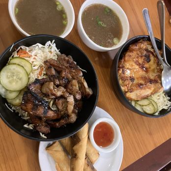 Hapag Ihaw-Ihaw - Lunch combo meals Bbq pork (L) Chicken inasal (R) - Filipino Near Me - Vancouver, British Columbia Hapag Ihaw-Ihaw - Lunch combo meals Bbq pork (L) Chicken inasal (R) - Filipino Near Me - Vancouver, British Columbia