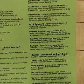 Baygreens - Menu 1.8.2016 - Salad Near Me - Oakland, California Baygreens - Menu 1.8.2016 - Salad Near Me - Oakland, California