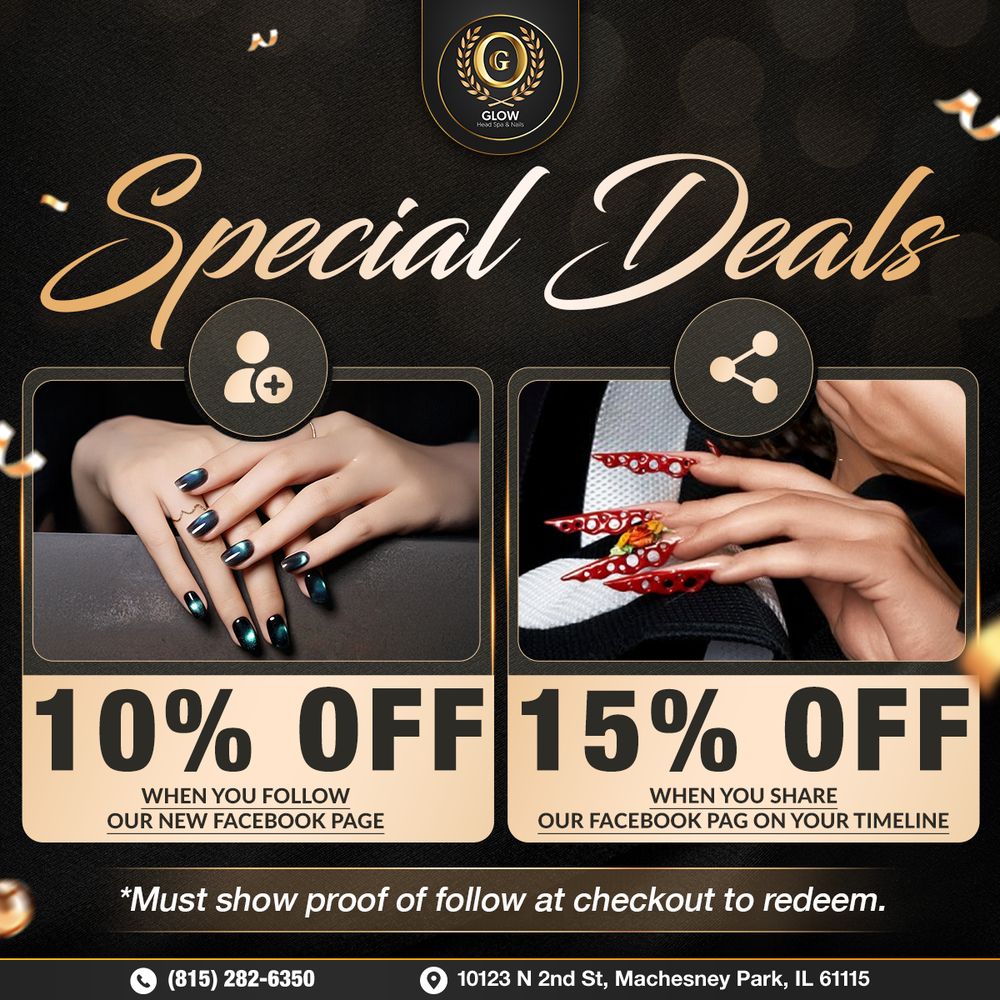Glow Head Spa & Nails Logo