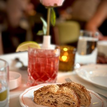 Sant Ambroeus Madison - a slice of bread on a plate - Italian Near Me - New York, New York Sant Ambroeus Madison - a slice of bread on a plate - Italian Near Me - New York, New York