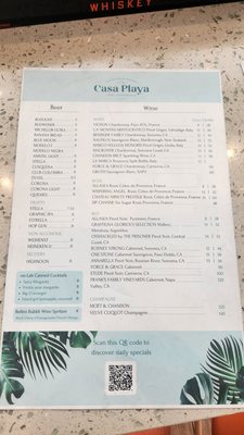 Menu photo 4 Casa Playa Fort Lauderdale, FL