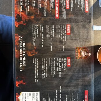 Alpha Grill BBQ - Menu - Barbeque Near Me - Tulsa, Oklahoma