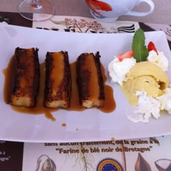 Les Ganivelles - Far poêlé au caramel beurre salé