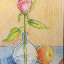 Drawn2Art - Blake, age 8, Colored Pencil