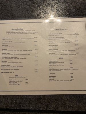 Menu photo 2 Brickhouse Oroville, WA