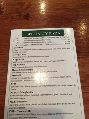 Menu photo 4 Vinny's Pizza Goose Creek, SC