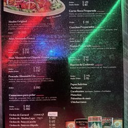 La Congra 3 - Menu