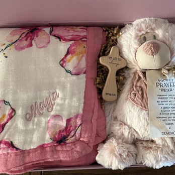 Oh Shirt Yeah - Embroidered Baby blanket - Screen Printing Near Me - Vacaville, California
