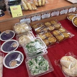 Assorted Filipino baked goods