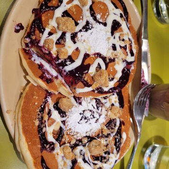 Snooze, an A.M. Eatery - Blueberry Danish Pancakes - Breakfast & Brunch Near Me - Westminster, Colorado
