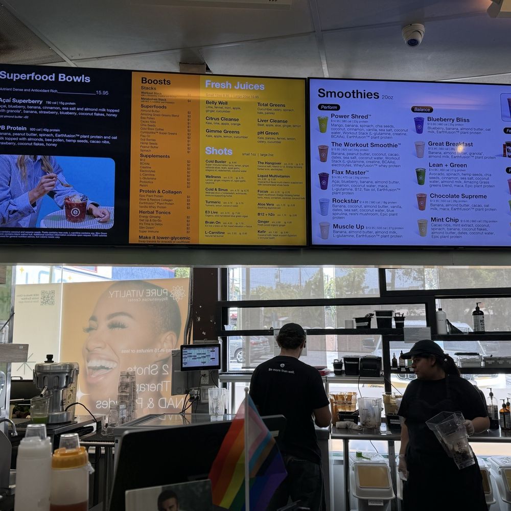Earthbar - Photo 3: Menu - Juice Bars & Smoothies Near Me - West Hollywood, California