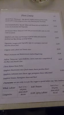 Menu photo 4 Crispi 19 Rome, RM