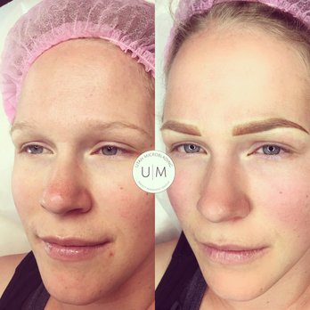 Utah Microblading - Ombré brow heals soft and consistent. It works well for ashy blonds and problematic skin types. - Makeup Artists Near Me - South Jordan, Utah