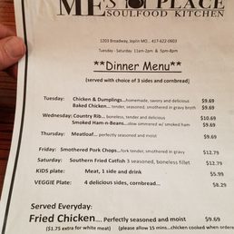 Nightly Menu Nightly Menu