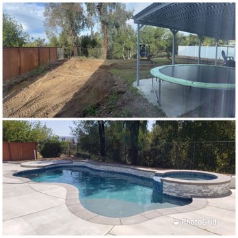 Creative Outdoor Concepts - Before and after - Pool & Hot Tub Service Near Me - Temecula, California