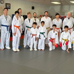 Traditional Karate Center - Kids and adults after testing.