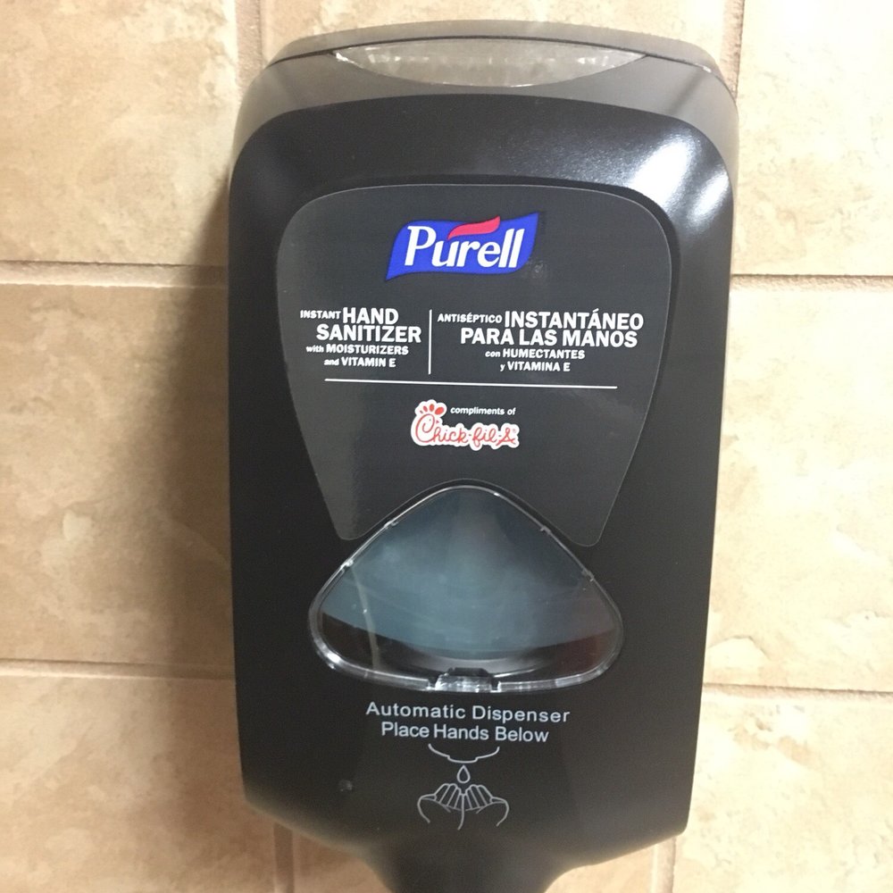 Chick-fil-A - Also hand sanitizer in the restroom near the changing station. Appreciated. Ever tried to wash your hands holding a baby? Yea. - Fast Food Near Me - Durham, North Carolina Chick-fil-A - Also hand sanitizer in the restroom near the changing station. Appreciated. Ever tried to wash your hands holding a baby? Yea. - Fast Food Near Me - Durham, North Carolina