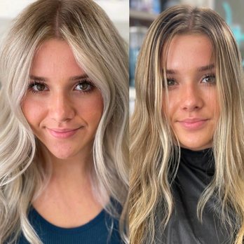 New Identities Hair Studios - Brighter and cooler for the summer @jamiesaeltz at our South Shore location customized this blonde and got her glowing! - Hair Salons Near Me - Riverview, Florida New Identities Hair Studios - Brighter and cooler for the summer @jamiesaeltz at our South Shore location customized this blonde and got her glowing! - Hair Salons Near Me - Riverview, Florida